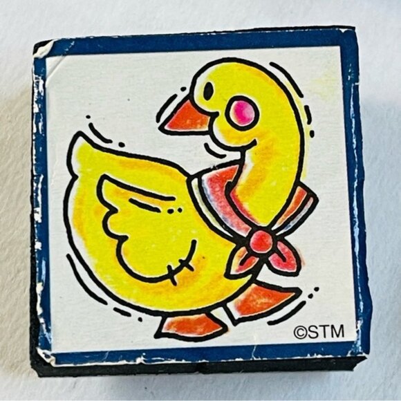 Mini Stamps Assorted 10 Pieces Duck Pooh Piggy Heart Shell Heart Gift Stamping - Picture 12 of 13